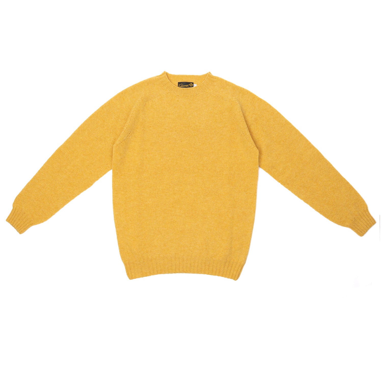 Glenugie exklusiv x  MJ: Pullover "Round Jumper" aus reiner Wolle - Circulare Knit Pure Soft Shetland